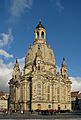 100130 150006 Dresden Frauenkirche winter blue sky-2
