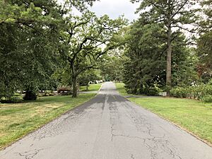 2022-07-15 10 36 14 View southwest along Pine Reach at Dodd's Lane in Henlopen Acres, Sussex County, Delaware