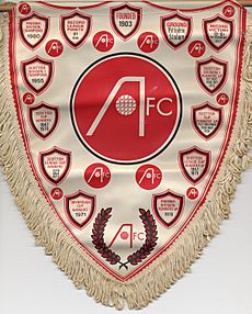 Aberdeen Football Club Commemorative Pennant - ABDMS072039 - Aberdeen City Council (Archives, Gallery and Museums)