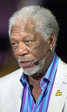 Academy Award-winning actor Morgan Freeman narrates for the opening ceremony (26904746425) (cropped) 3