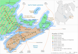 Location of Acadia