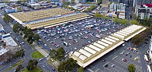 Aerial photograph of Queen Victoria Market