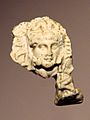 Alexander-Herakles head, Takht-i Sangin, Temple of the Oxus, 3rd century BCE