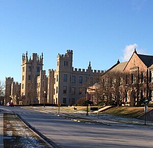 Altgeld Hall and Still Hall along College Ave
