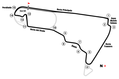 Autodromo Hermanos Rodriguez (National Circuit with Foro Sol)