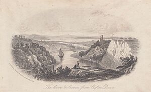 Avon and Severn from Clifton Down 1842