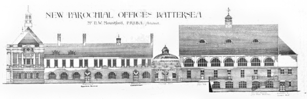 Battersea Town Hall elevation