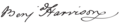 Benjamin Harrison V Signature