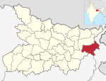 Bihar district location map Katihar.svg