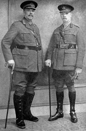 Botha and Smuts in uniforms, 1917