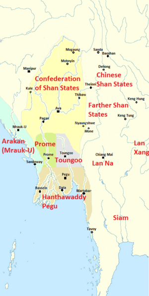 Burma (Myanmar) in 1530