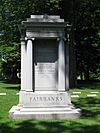 Charles Fairbanks Grave Crown Hill Cemetery Indiana.jpg