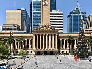 Christmas tree in King George Square, Brisbane in 2019, 01