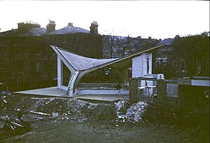 Church Army Chapel being built 1964