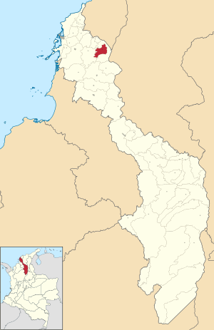 Location of the municipality and town of Arroyo Hondo in the Bolívar Department of Colombia