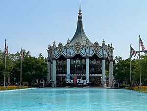 Columbia Carousel Six Flags Great America 2025