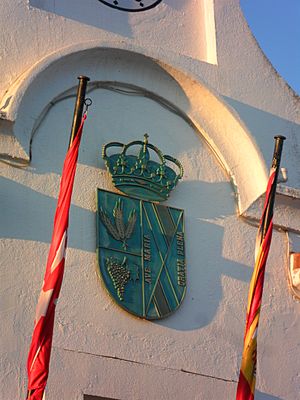 Detalle heráldico del ayuntamiento de Villanueva del Pardillo