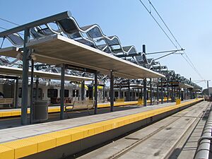 Downtown Santa Monica station, July 2017
