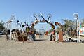 East Jesus sculpture garden entry