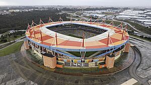 Estádio Municipal de Aveiro aerial view