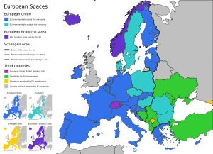 European Spaces Map