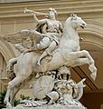 Fame riding Pegasus Coysevox Louvre MR1824