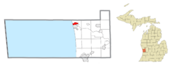 Location within Ottawa County