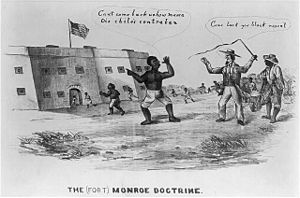 Fort monroe doctrine cartoon