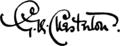GK Chesterson signature
