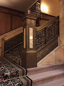 Grand Staircase Detail in Brown Palace Hotel