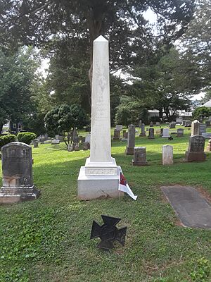 Grave of John Quincy Marr, Warrenton Cemetery