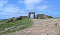 Grosnez castle Jersey ruins