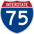 Interstate 75 marker