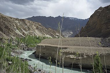 Indus river near Leh