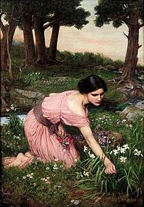 John William Waterhouse - Spring Spreads One Green Lap of Flowers