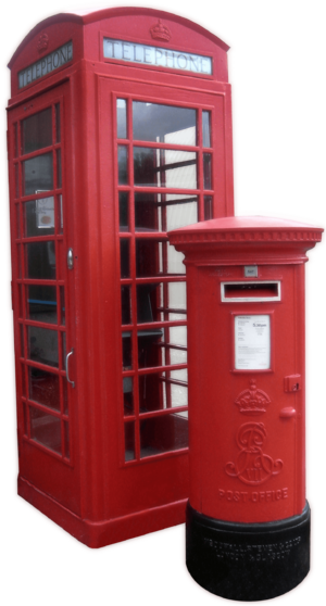 K6 Telephone Box and Edward VII Pillar Box Amberley