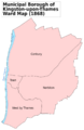 Kingston-upon-Thames MB Ward Map 1868