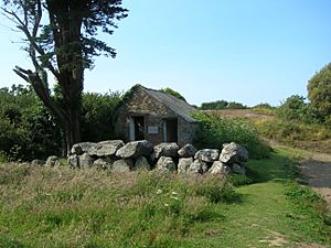 Le Couperon guardhouse and dolmen