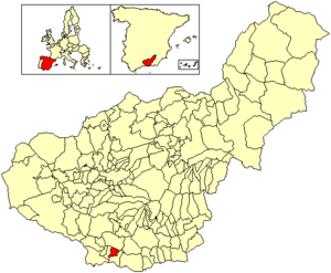 Location of Molvízar