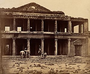 Lucknow, India; the Secundra Bagh showing damage done Wellcome V0037679