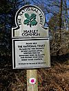Marley Common National Trust sign, on Marley Heights.JPG