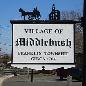 Middlebush Village - information sign