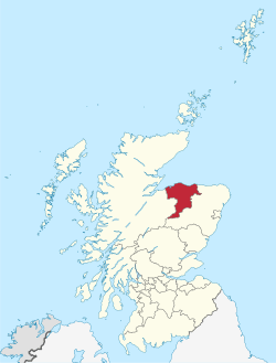 Moray within Scotland