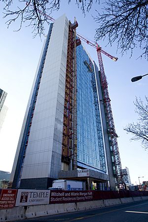 Morgan Hall Under Construction in 2013