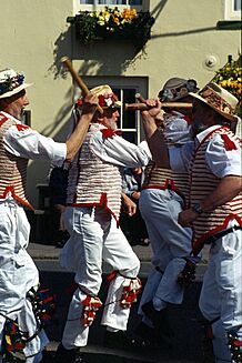 Morrismen at Thaxted - geograph.org.uk - 158171