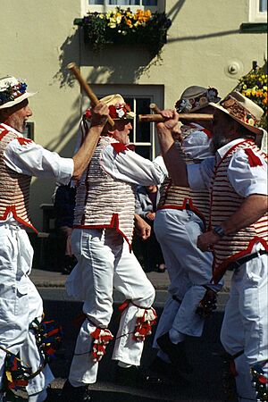 Morrismen at Thaxted - geograph.org.uk - 158171