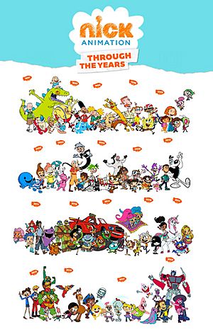 Nickelodeon Animation Studio through the years