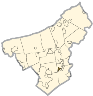 Location of Old Orchard in Northampton County