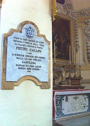 Peter Caxaro's memorial