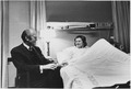 Photograph of President Gerald Ford and First Lady Betty Ford in the President's Suite at Bethesda Naval Hospital... - NARA - 186774